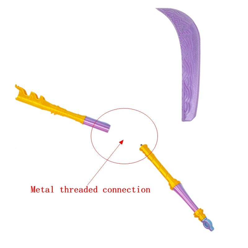 Rumi chasseurs couteau dessin animé Roleplay longue accessoire épée couteaux détachables jouets en plastique épées carnaval Cosplay accessoires de Costume