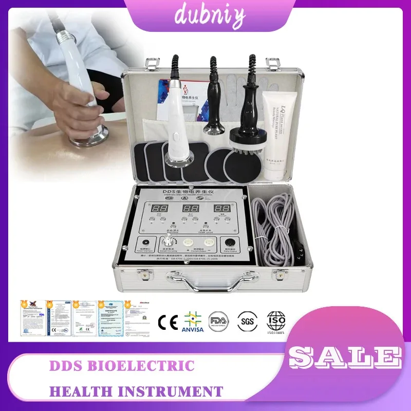 Russian Version Bioenergy Massager DDS Pulse Bioelectric Meridian Physiotherapy Electrolyte Regulation Dredge Detoxific
