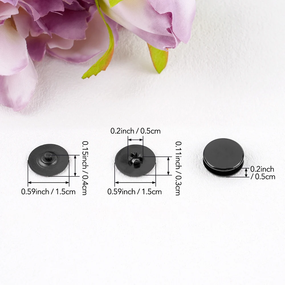 50 Pairs Snap'n Slides for Making Slider Card Spinner Swing Arm Cards,Round Interlocking Disks Easy Interactive Elements Snap