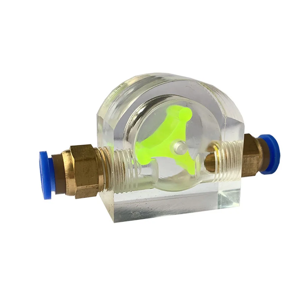 1pcs Flow Meter Water Cooling Monitor Spindle Motor Rotation Cooling Indicator For Computer Heat Pipes Connectors