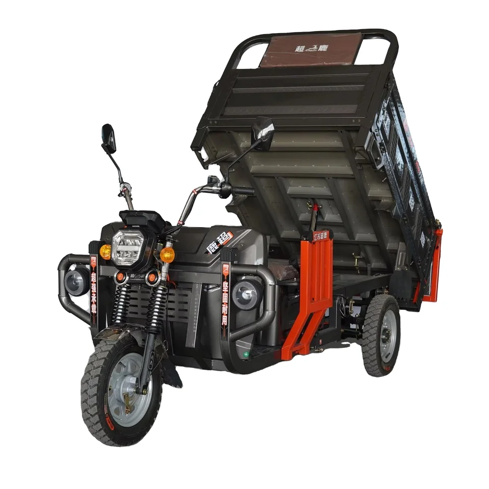 3 Wheel Electric Tricycle Quality Protection Electric 3 Wheel Motorcycle Cargo Truck for Rural or Urban Commuting and Delivery