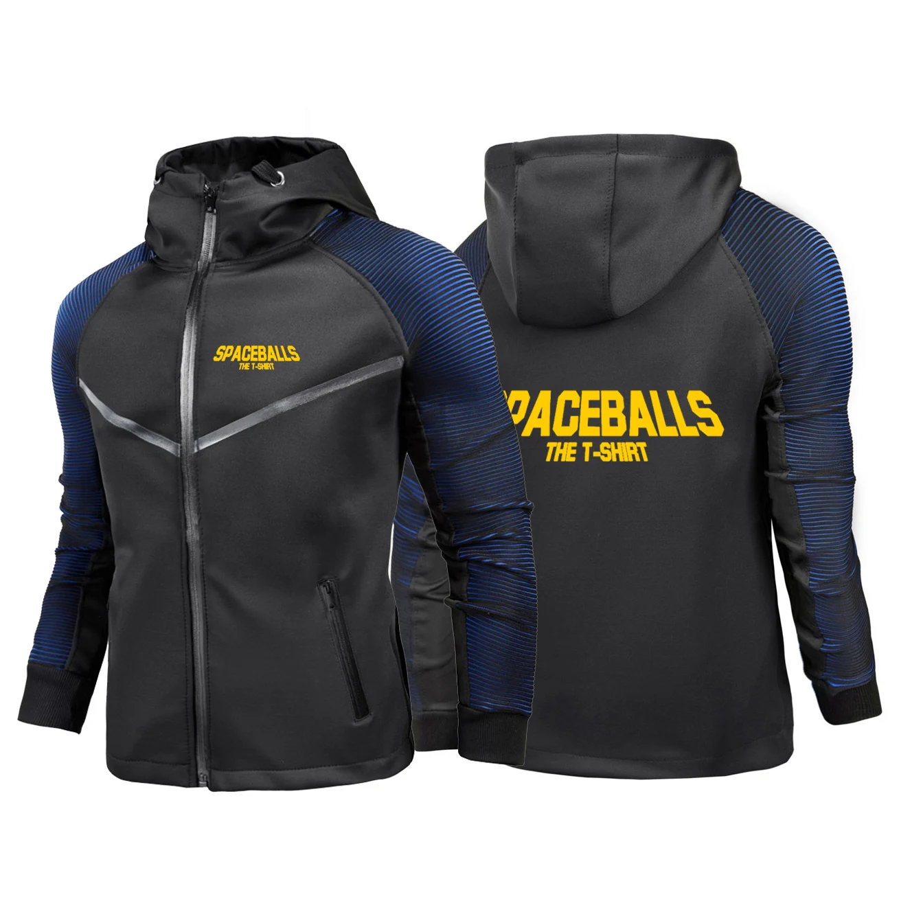 

Spaceballs Printed Spring And Autumn 2025 Outdoor Sports Racing Suit Motorcycle Windproof Jacket Men's Clothing