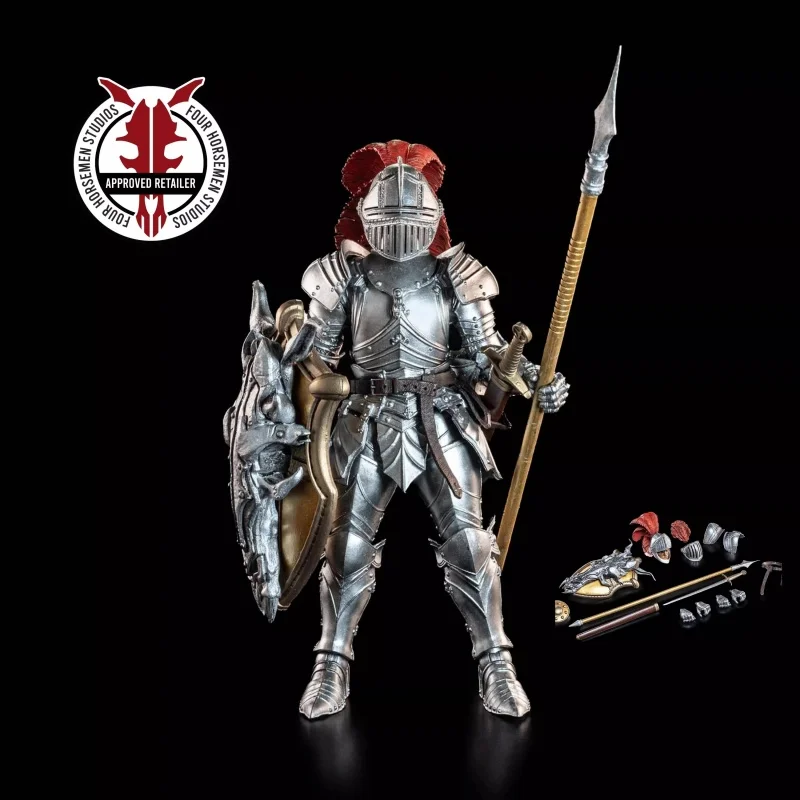 

In Stock Genuine Four Horsemen Studios 1/12 Mythic Legions10th Anniversary Silver Knight Type2 Action Figure Toys Model Gift