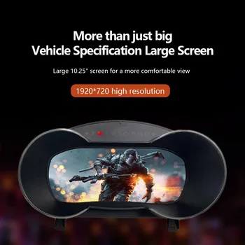 10,25-calowy panel LCD Carcluster do Audi TT Audi A3 S3 8P 8V 2008-2013 2014-2020, prędkościomierz, wirtualny kokpit 10 best sales wirtualny kokpit audi a3 - №10