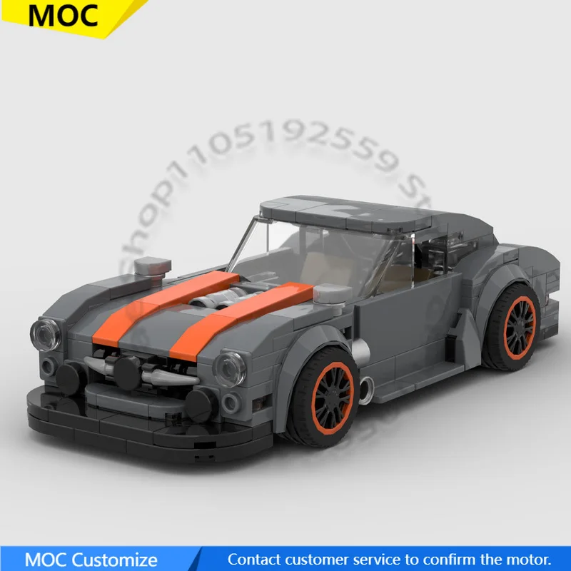 

313 PCS Speed Hypercar 1956 300 SL Custom MOC Customize Modular Building Block Creative Design Kids DIY Birthday Toy Gift
