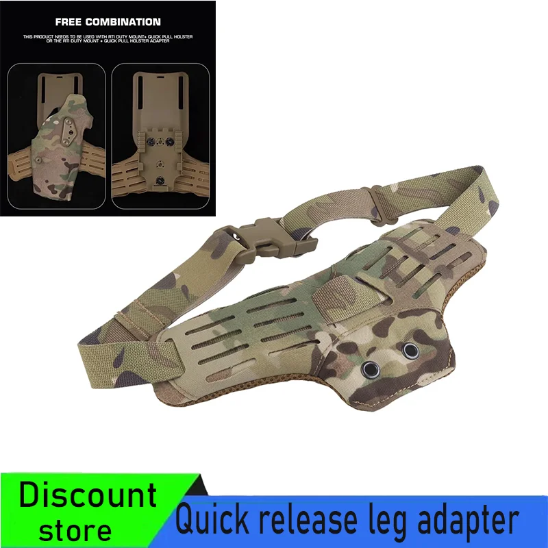 ARC Tactical Drop Leg Holster Adapter ,Tactical leather case thigh platform, quick release leg adapter