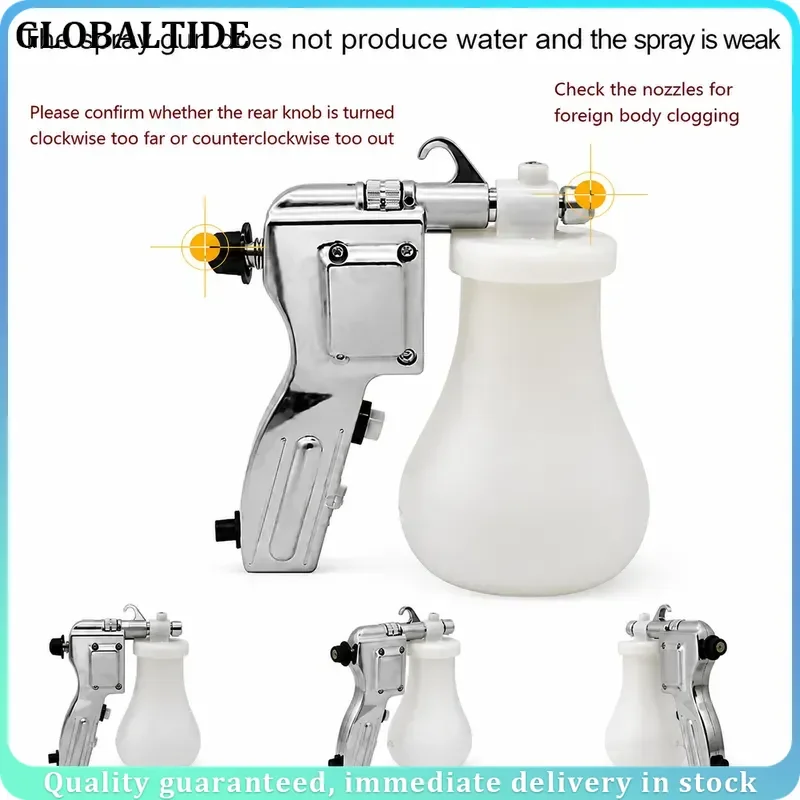 High Pressure Electric Textile Spot Cleaning Spray Gun Water Jet Screen Printing Tool Portable Stain Remover Washer Device