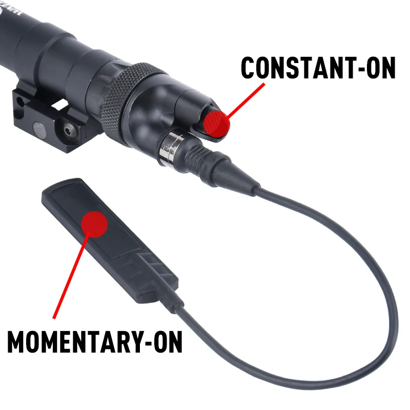 WADSN linterna táctica Surefire PLH-V2 para airsoft con interruptor de presión - imagen 2