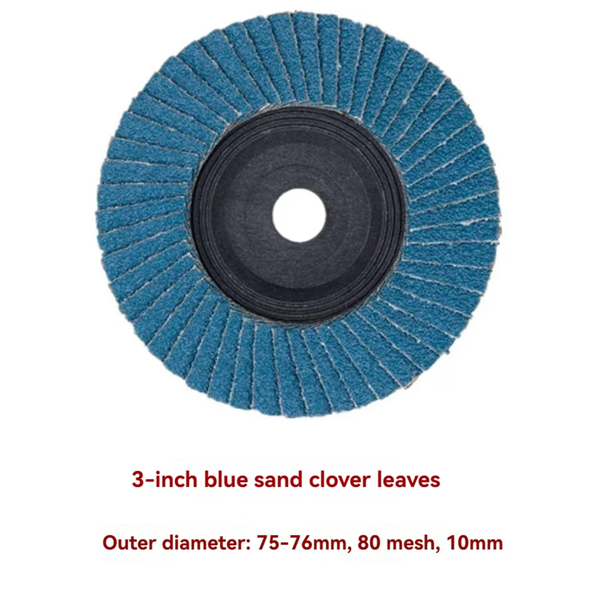 A002 6Pcs 75mm Cutting Disc for 10mm Bore Angle Grinder Metal Circular Saw Blade Flat Flap Grinding Wheel Sanding Pads Tool