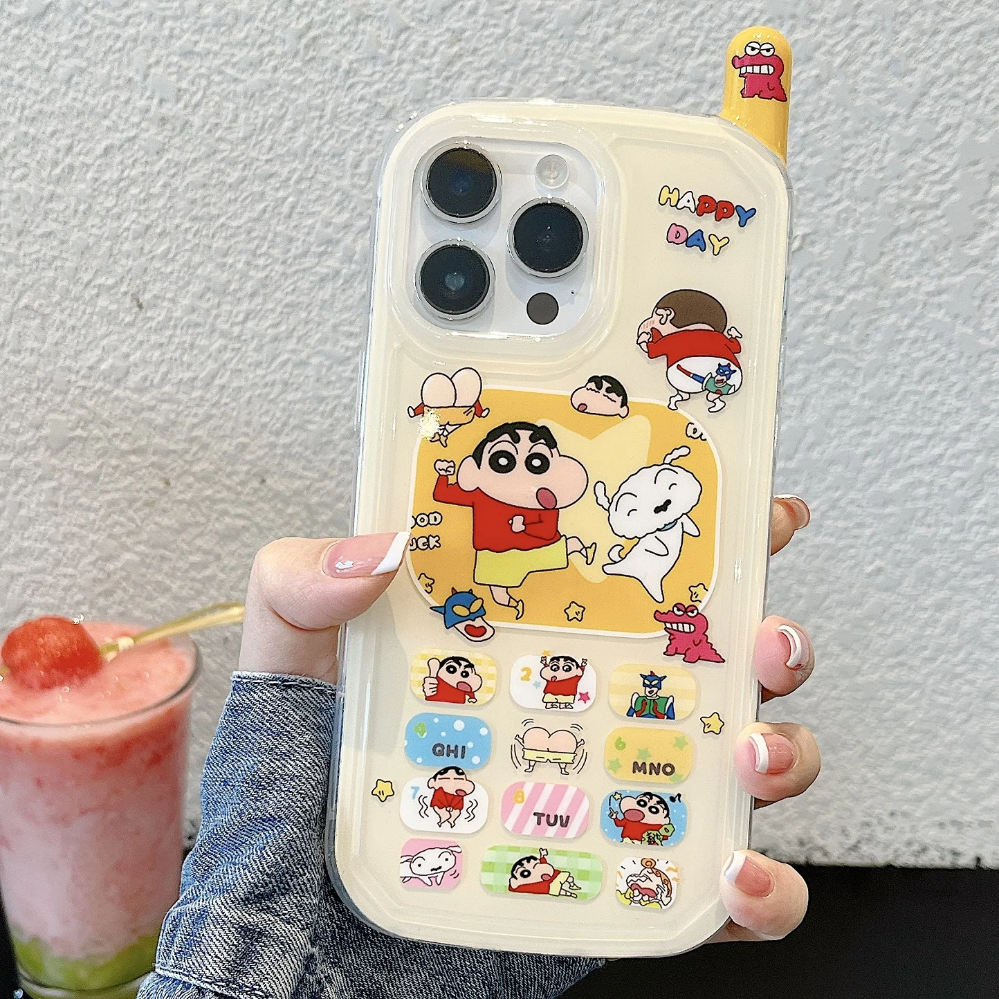 

Cute Cartoon Anime Personality Mobile Phone Case for IPhone 16ProMax 16Pro 16 15 14 13 ProMax Phone Case