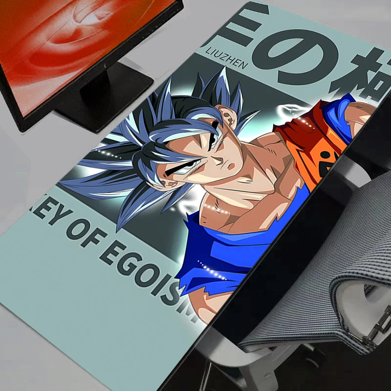Alfombrilla de ratón grande para juegos Dragon Ball Z DBZ, alfombrilla de escritorio para PC, alfombrilla de ratón grande para ordenador portátil, alfombrilla de ratón para CS GO LOL