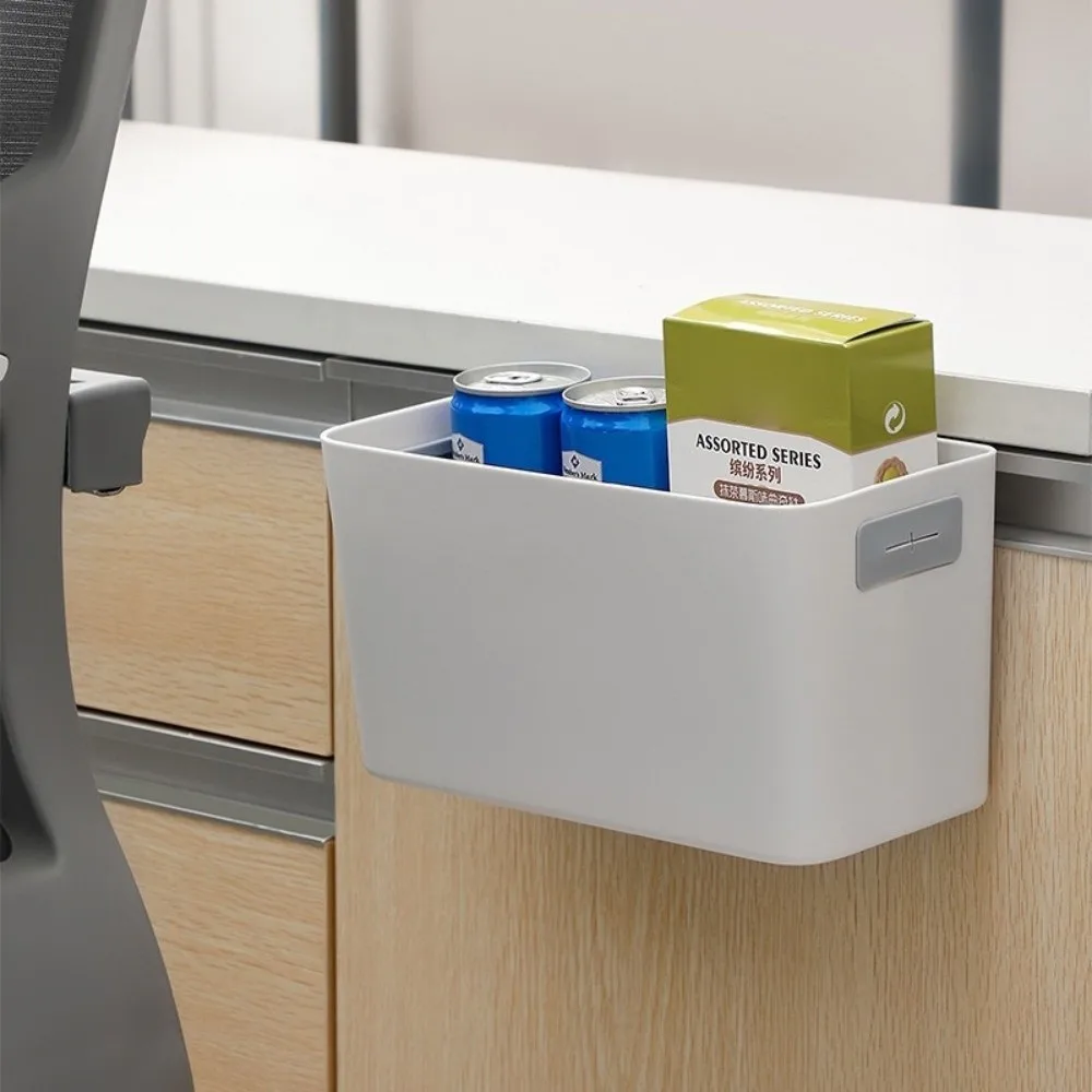 

New Practical Hanging Storage Basket Plastic Hanging Miscellaneous Storage Box Organize Storage Bin Next To The Cabinet Door