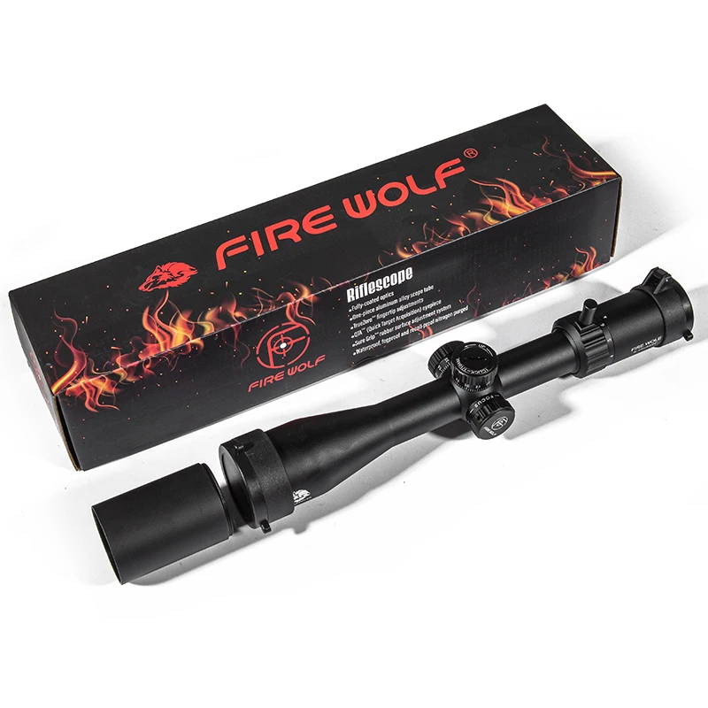 

Охотничий прицел FIRE WOLF 4-16x44 SF, 30 мм, 1/10 мил, регулировка турели с системой блокировки, высокое разрешение с широкоугольным окуляром