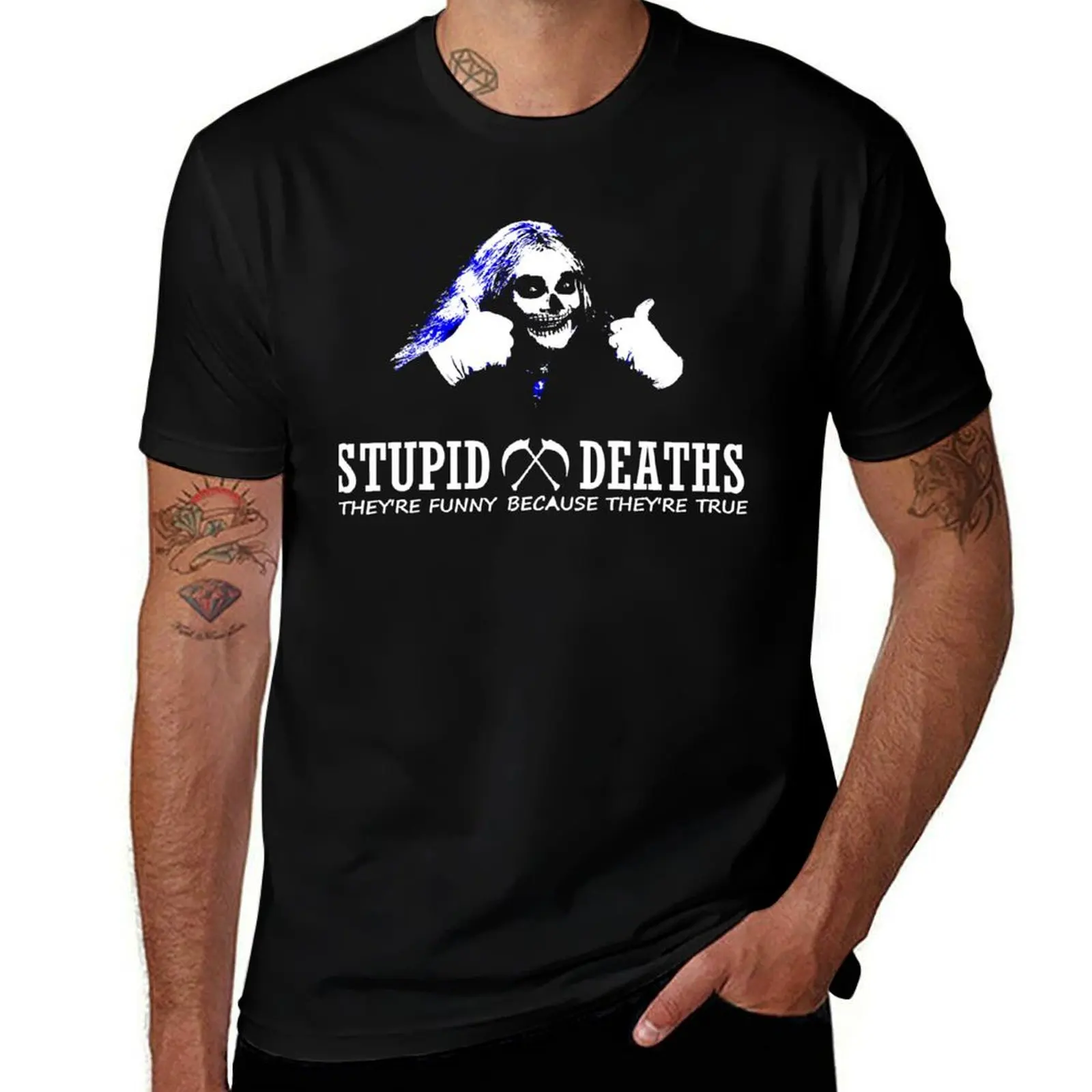 

Horrible Histories - Stupid Deaths T-Shirt T-shirts man tshirts personalised Funny t-shirt men workout shirt