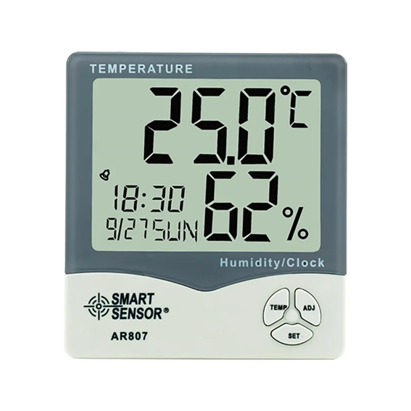 AR807 Digital Thermometer Portable Measuring Device For Ambient Temperature Detection