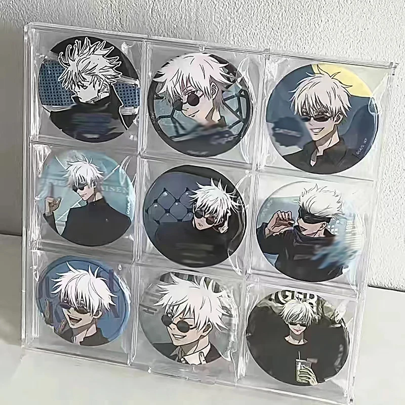 

1 шт. прозрачный акриловый футляр для хранения с 9 отделениями или 10 мини-кронштейнов для подставки для бейджей, поделок для дизайна ногтей и аксессуаров для самостоятельного изготовления