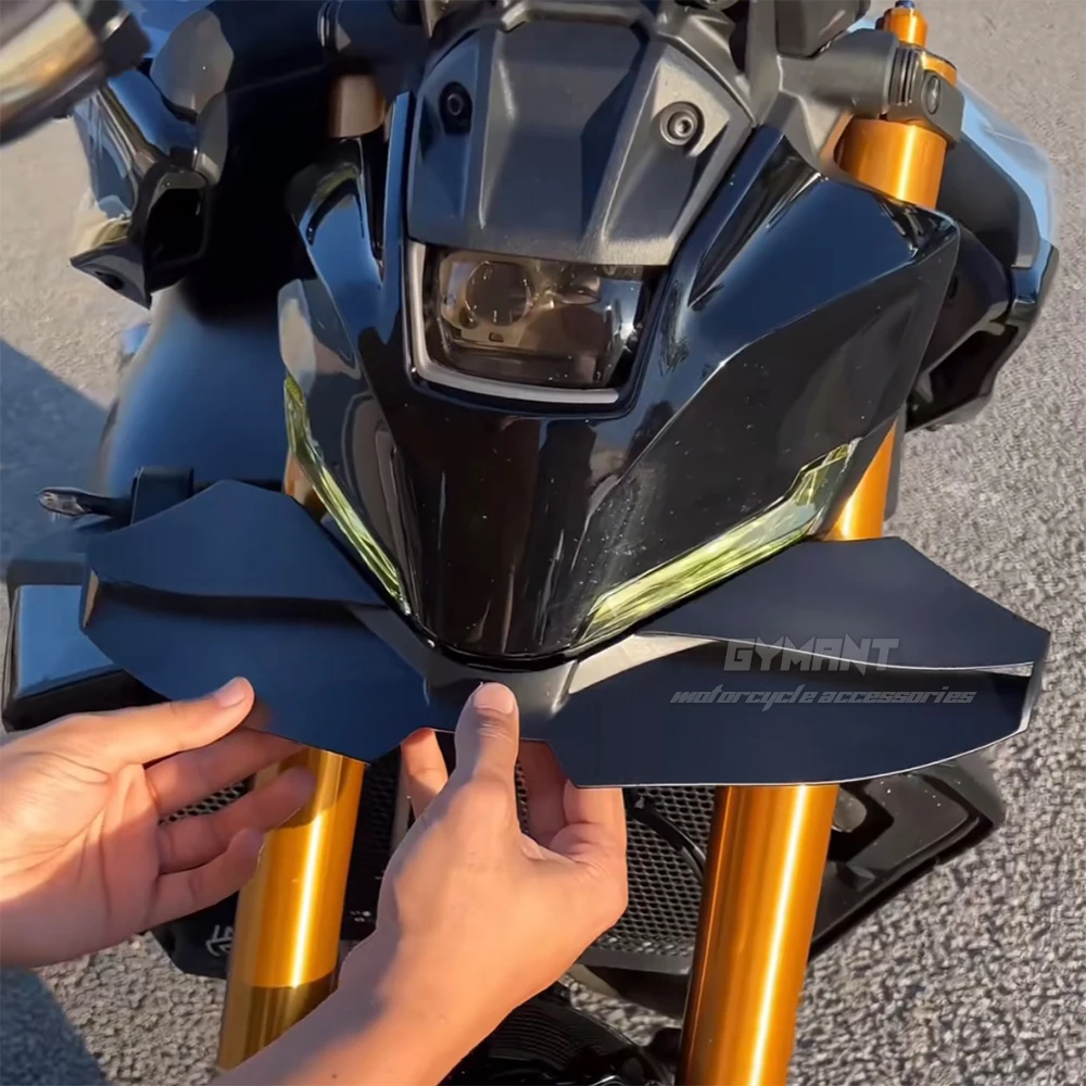 

For Yamaha MT-09 MT09 SP 2024 2025 Motorcycle Downforce Naked Frontal Spoilers Winglet Aerodynamic Wing Front Spoiler Kit