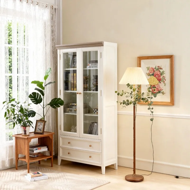 

Мебель: современный простой пристенный шкаф из массива дерева с одной дверцей