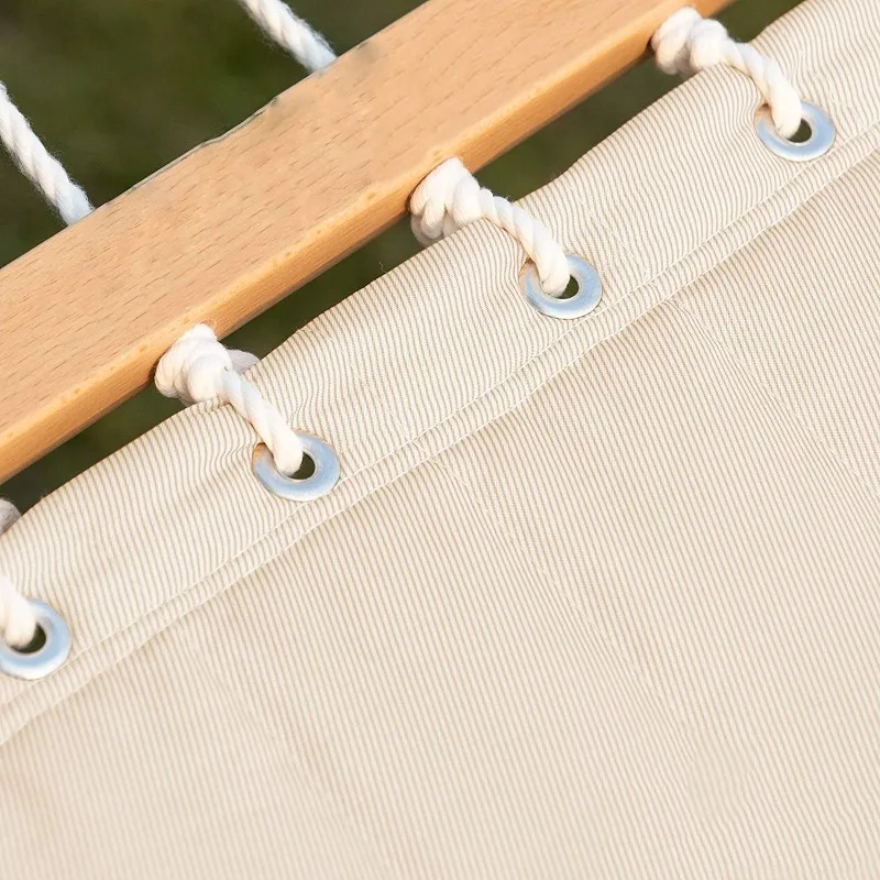 Rede Danlong 2026 de 55 polegadas, dupla, em tecido acolchoado, com almofada, cama de rede natural.