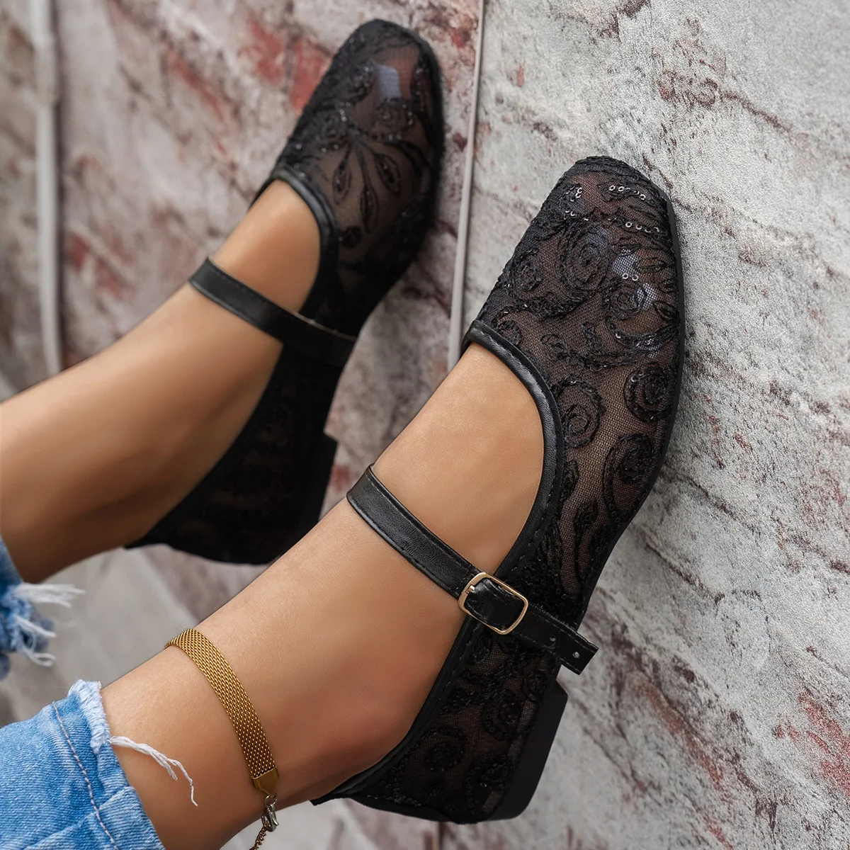 Women's New Summer Large Size  - đánh giá và giá Women'S Shoes Loafers Black