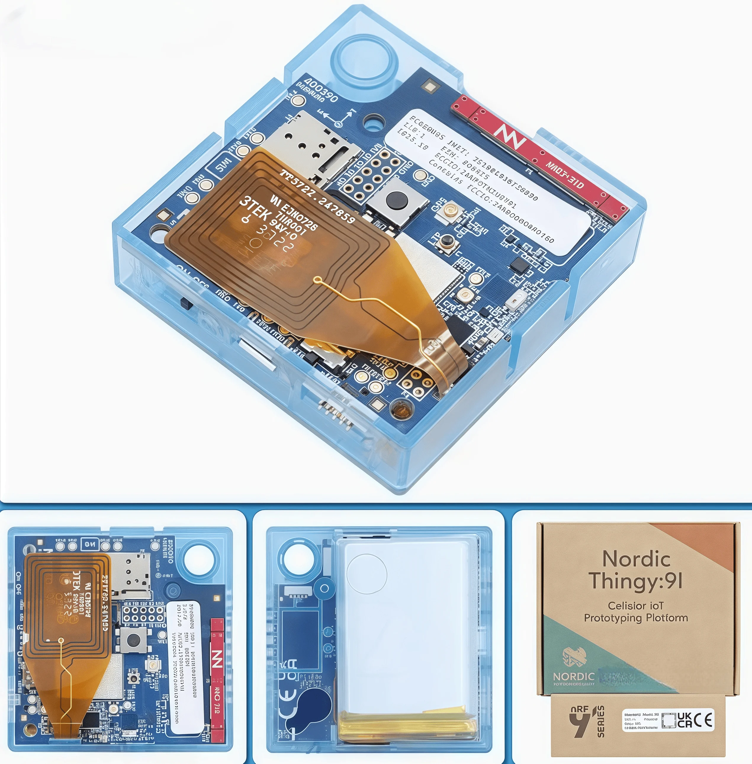 

Nordic Thingy: 91 Платформа для прототипирования сотовой связи IoT NRF6943 52840 Модуль nRF9160