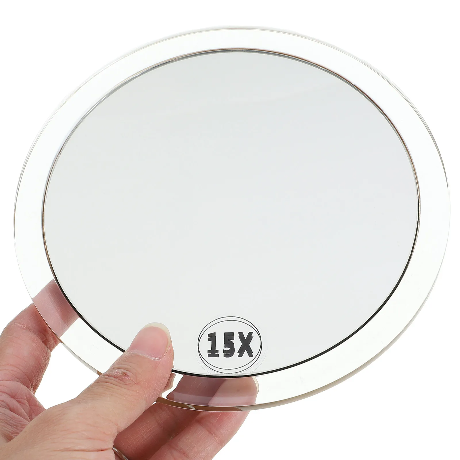 

Hd Magnifying Makeup Mirror Suction Cup Mountable Portable Concave Mirror for Bathroom Wall Travel Business Compact Use