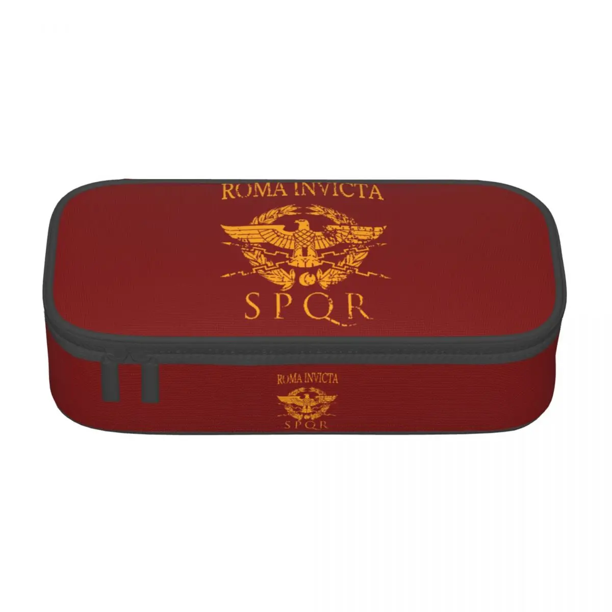 Imagem -02 - Vintage Gold Roman Empire Eagle Lápis Cases Grande Capacidade Emblema Spqr Menino e Menina Caixa Coreana Papelaria de Estudantes Personalizado