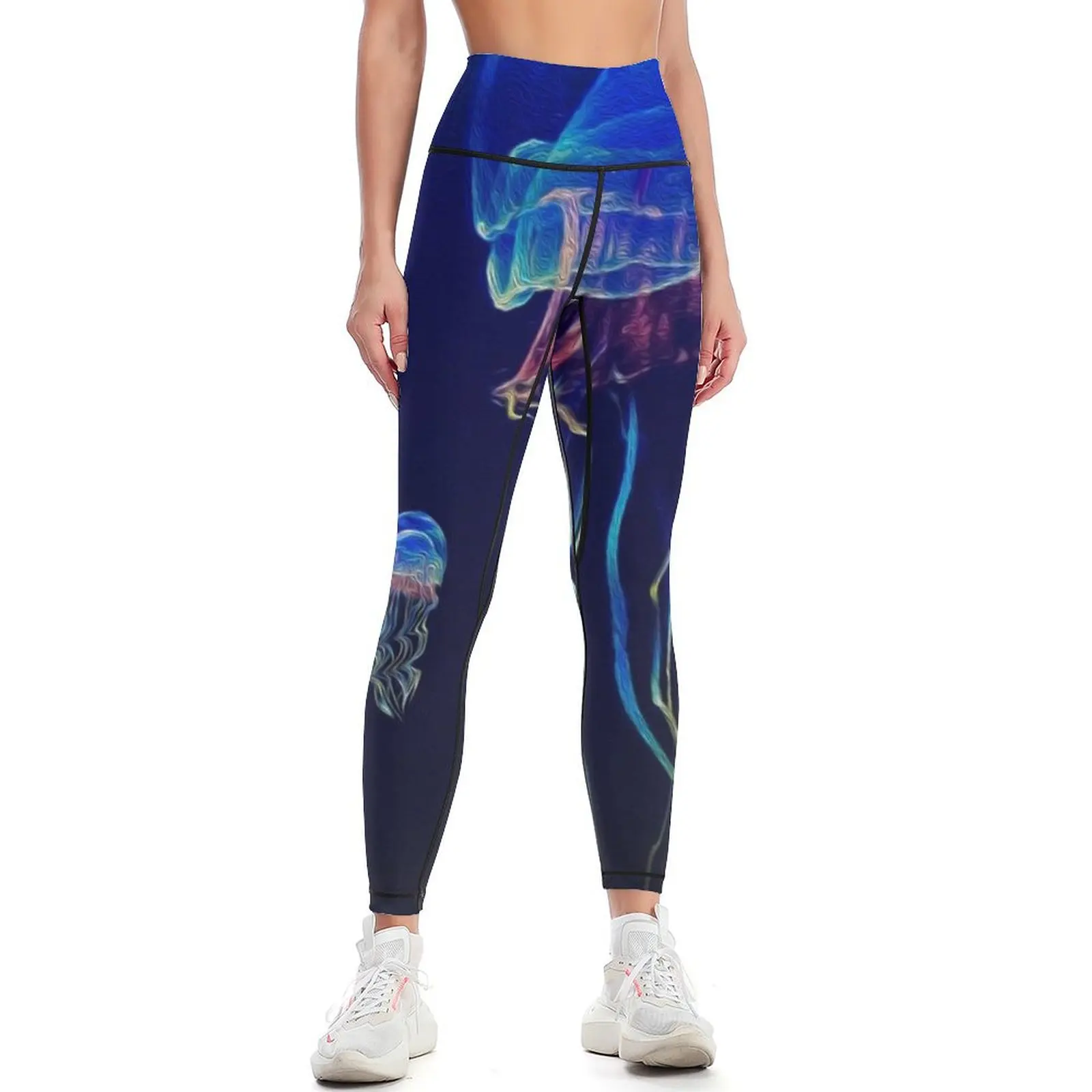 

jellyfish Leggings Women's trousers Sweatpants Women's high waist Womens Leggings