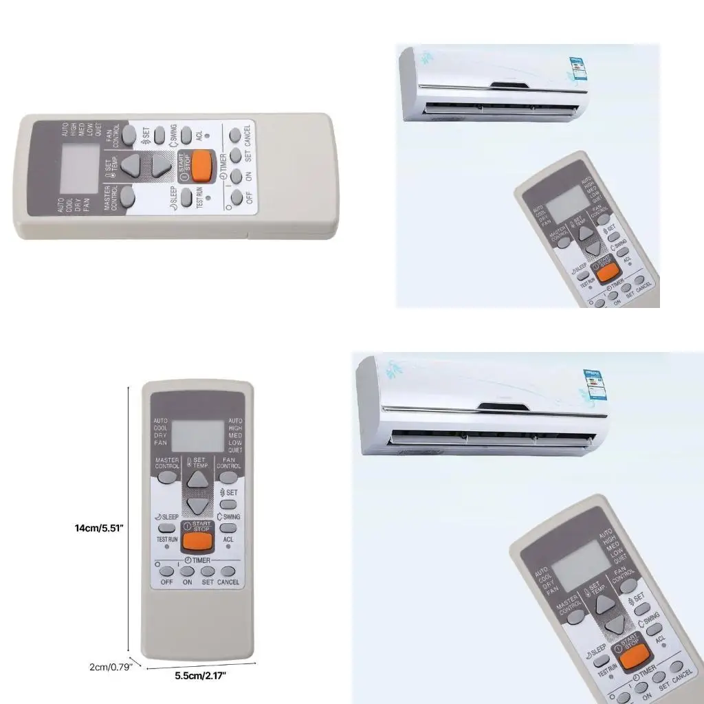 

R53C Remote Control Replaced Air Conditioning Remote Control for AR-PV2 AR-PV4 AR-DJ5 Repair Feel Comfortable