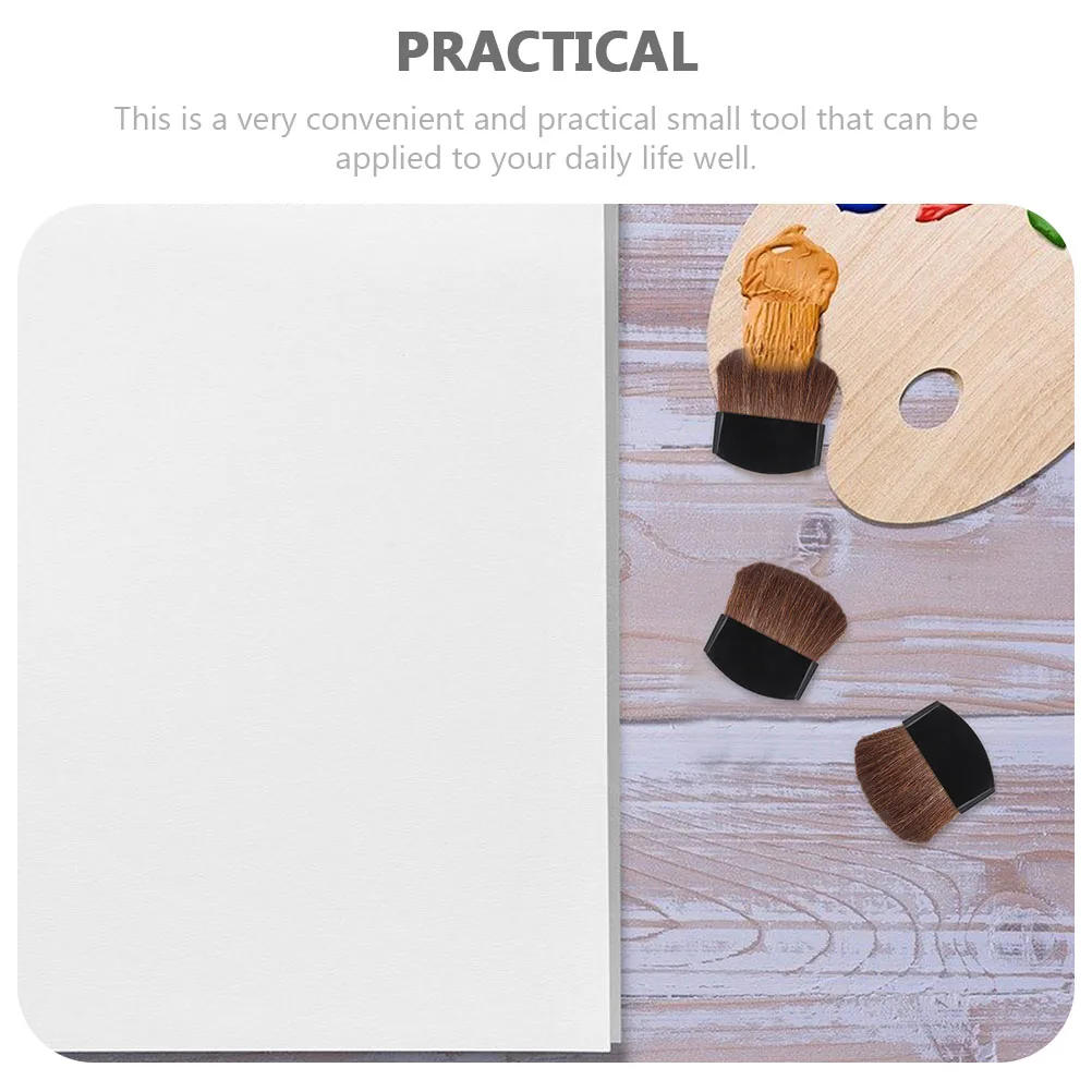 

10pcs Wooden Painting Brushes Watercolor Oil Paintbrushes Semi-Round Handle Drawing Tools For Students Kids Artists Practical