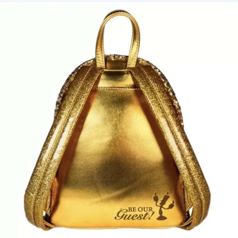 Loungefly Disney Beauty and The Beast Lumiere Sequins Mini Backpack One Size