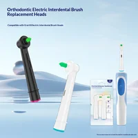 2 Cabezas de Recambio Compatibles con Cepillo Eléctrico Oral-B para Limpieza Interdental