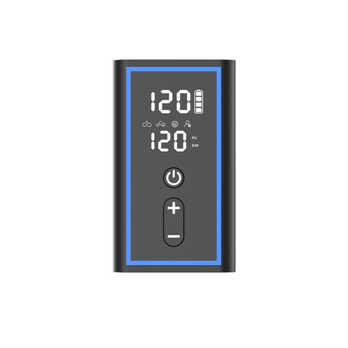 SEMOIC Super Mini Bicycle Car Mounted Portable Pump Emergency Start Power Integrated Machine 120Psi Intelligent Charging