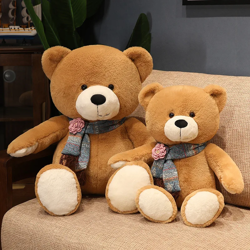 35/50/60CM Nette Klassische Teddybär Plüsch Spielzeug Kawaii Fliege Bär Plushie Kissen Gefüllte Weiche Puppen für Kinder Mädchen Liebhaber Geschenke – Detail 39