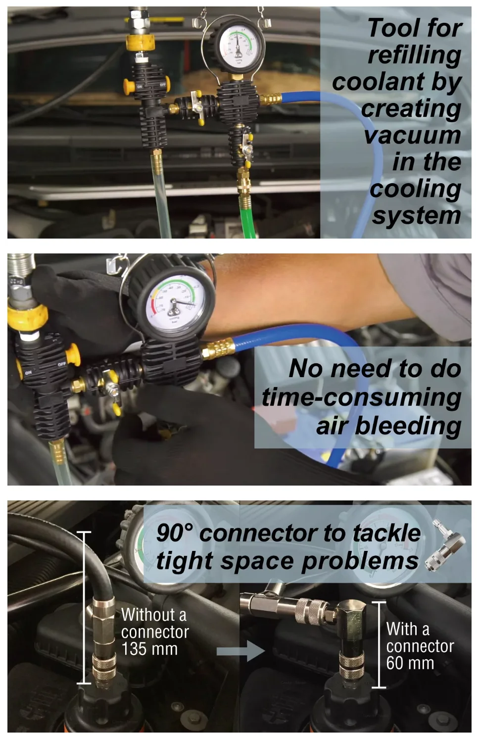 Kit de test de pression du sys - Radiator Pressure Tester avis et prix