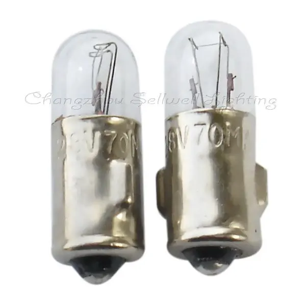 

2024 Ba7s 7x20 28v 70ma Miniature Lamp Light Bulb A107 Sellwell lighting factory