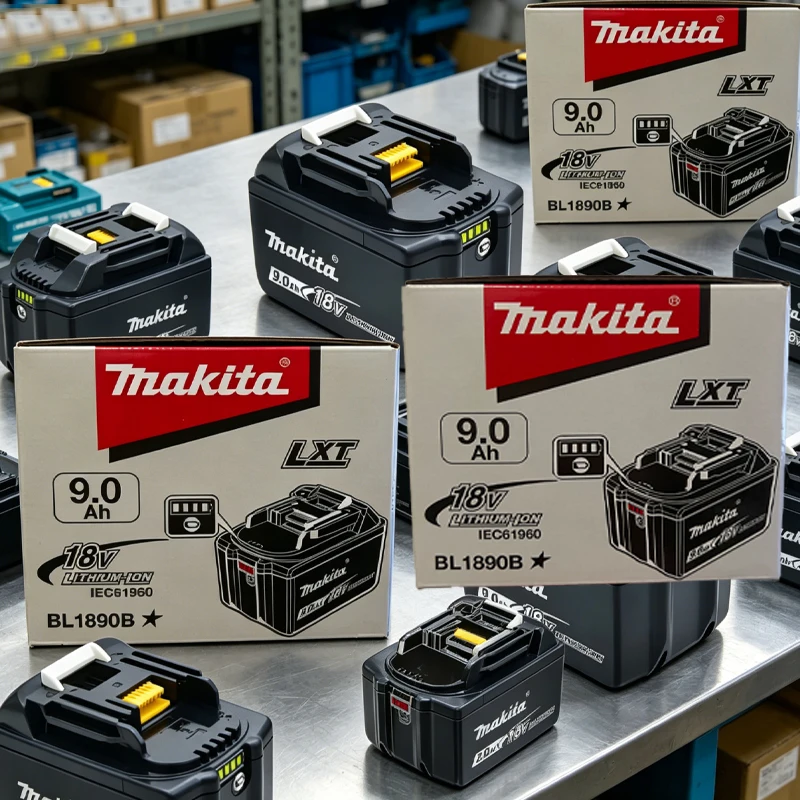 

9.0Ah 18V LXT Replacement Battery for Makita BL1890 BL1860 BL1850 Cordless Drill Driver Impact Wrench Tools