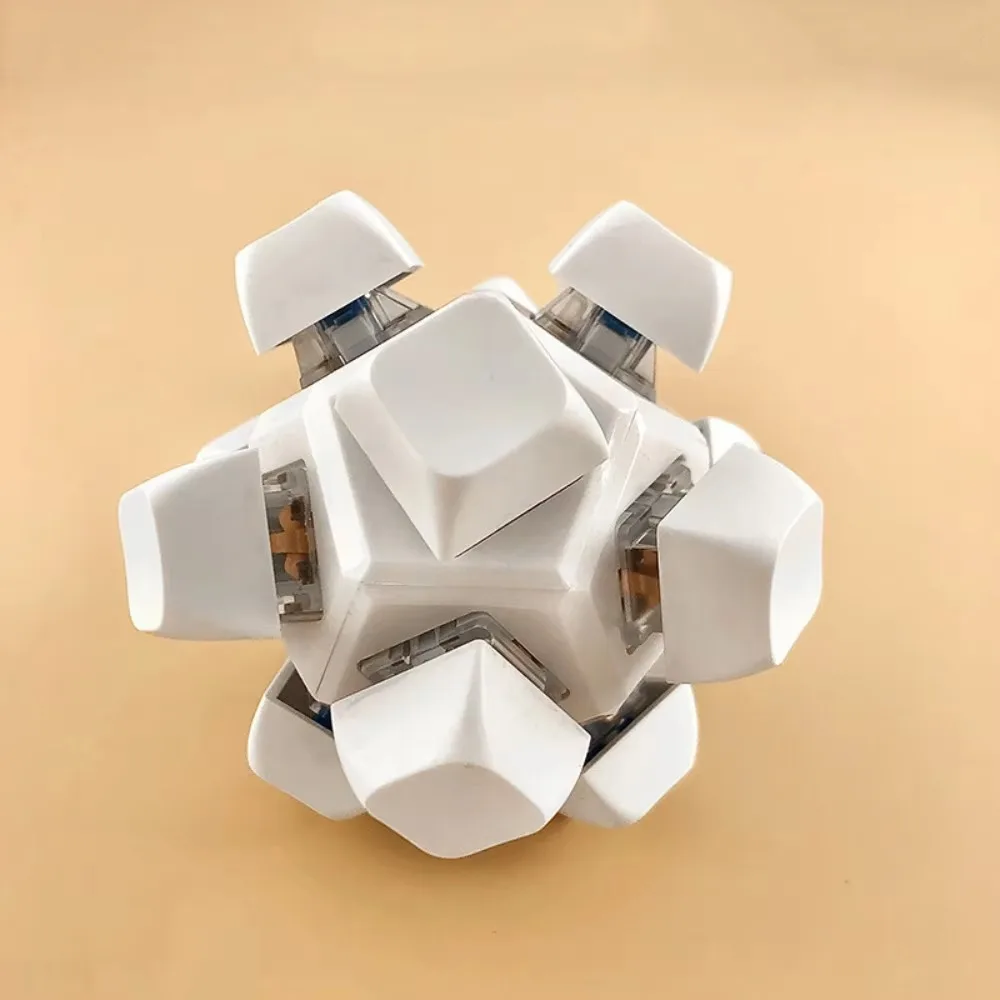 

Новый 12-клавишный волшебный шар, брелок-непоседа, сделай сам, клавиатура, колпачок-кликер, игрушка для снятия времени, игрушка для снятия стресса, игрушка для взрослых