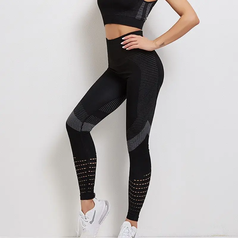 New Sexy Women Seamless Leggings High Waist Fitness Pants Female Push Up Workout Fashion Bodybuilding Yoga Pants Gym Yoga Shark