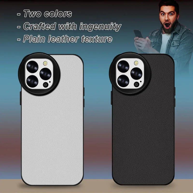 Custodia per cellulare ANLAIKE per iPhone 16 Pro Max, filtri da 52 mm, accessori per fotografia, placcatura, custodia protettiva morbida in TPU per lenti complete