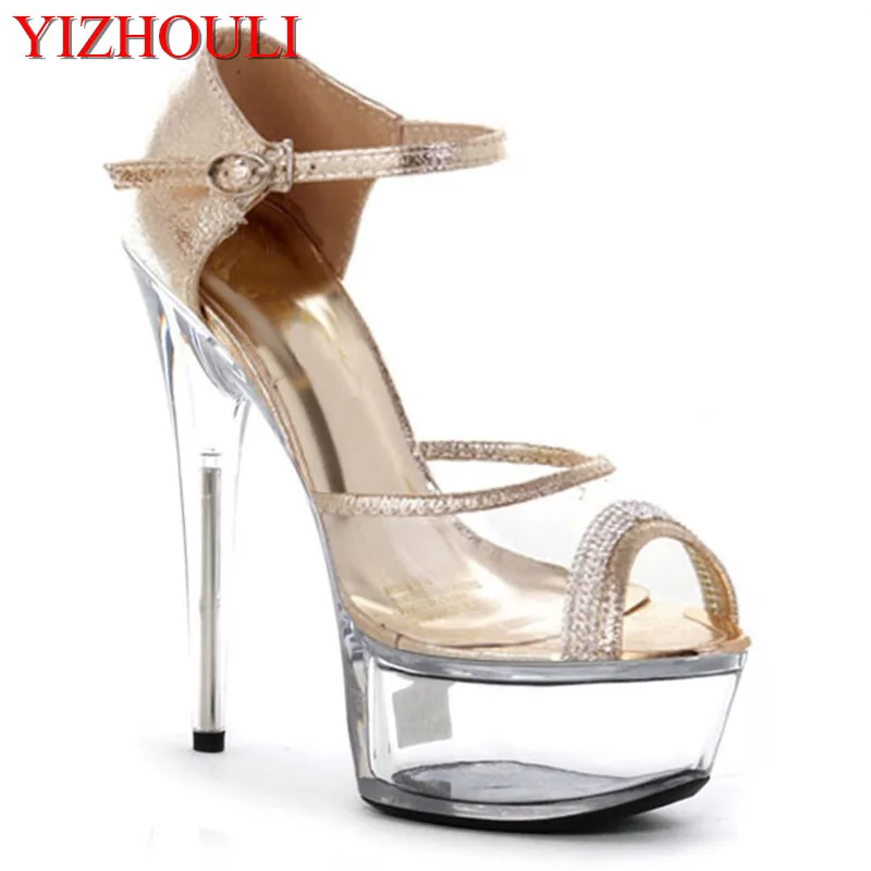 

Plus Size Beautiful Flower Platform Sole 15cm High Heel Platforms Pole Dance Shoes