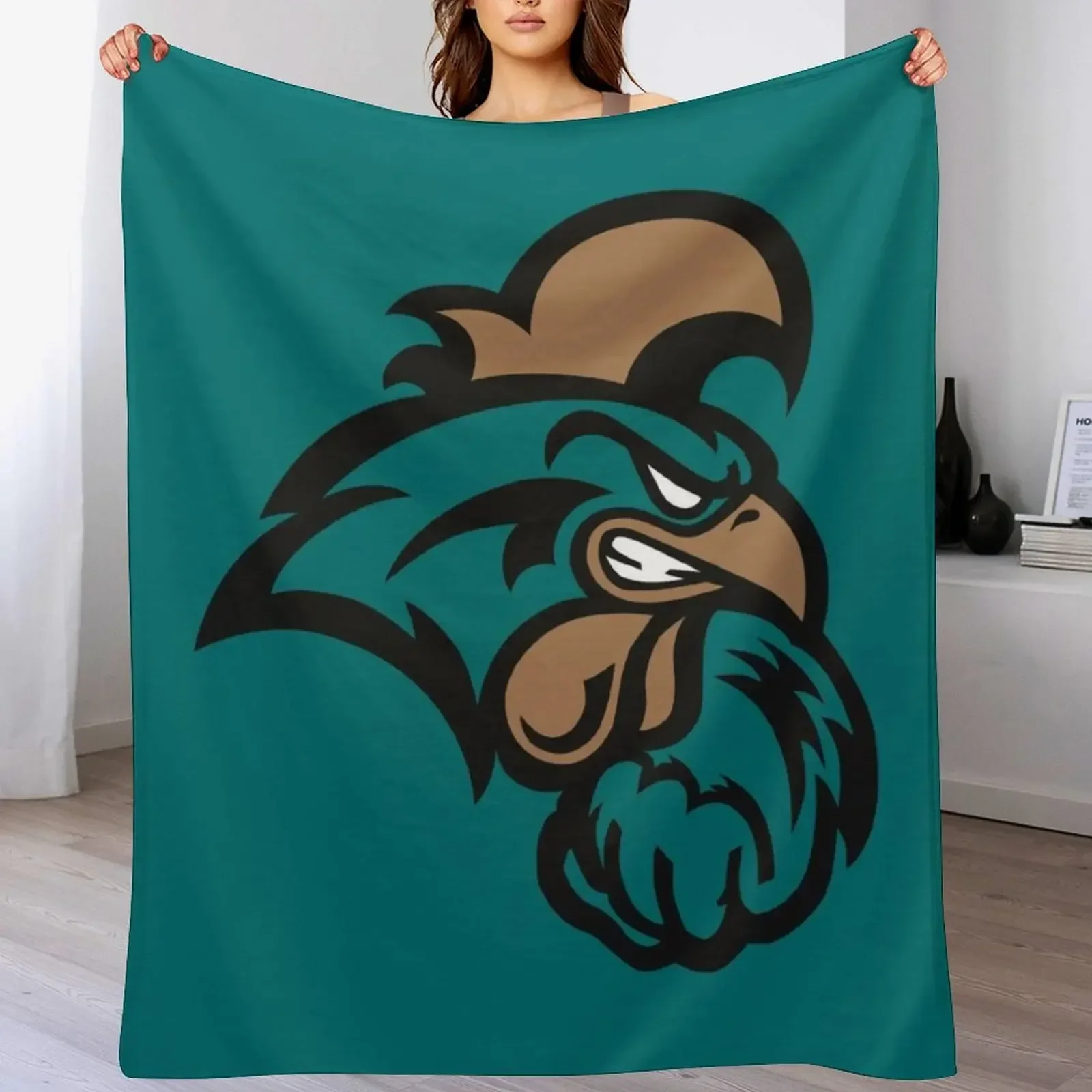 Одеяло The Coastal Carolina Chanticleers, роскошное одеяло в стиле аниме, плюшевые одеяла для дивана