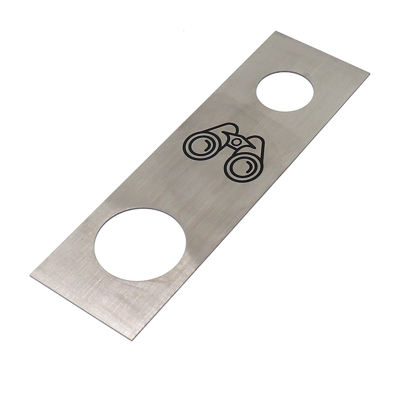 Etched Stainless Steel Parts High Precision Custom Laser Cutting Etching Metal Product