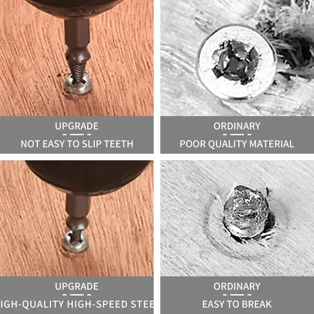 6Pcs Schraube Extractor Drill Bit set Bolzen Entferner Stripped Schrauben Einfach Nehmen Sie Gebrochen Twist Gebrochen Bolzen Schraube Abriss werkzeuge