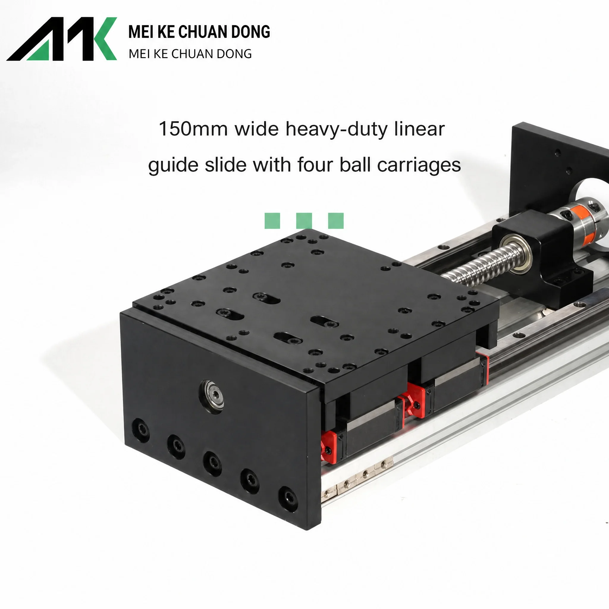 GX150 Heavy Duty Dual Linear Guide Ball Screw Slide Stage Module 150kg Load
