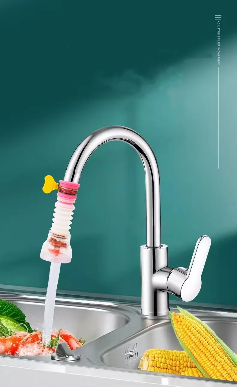 

Смеситель для кухни, брызгозащищенный фильтр, умывальник, душ, брызгозащищенный удлинитель, универсальный удлинитель, универсальный вращающийся