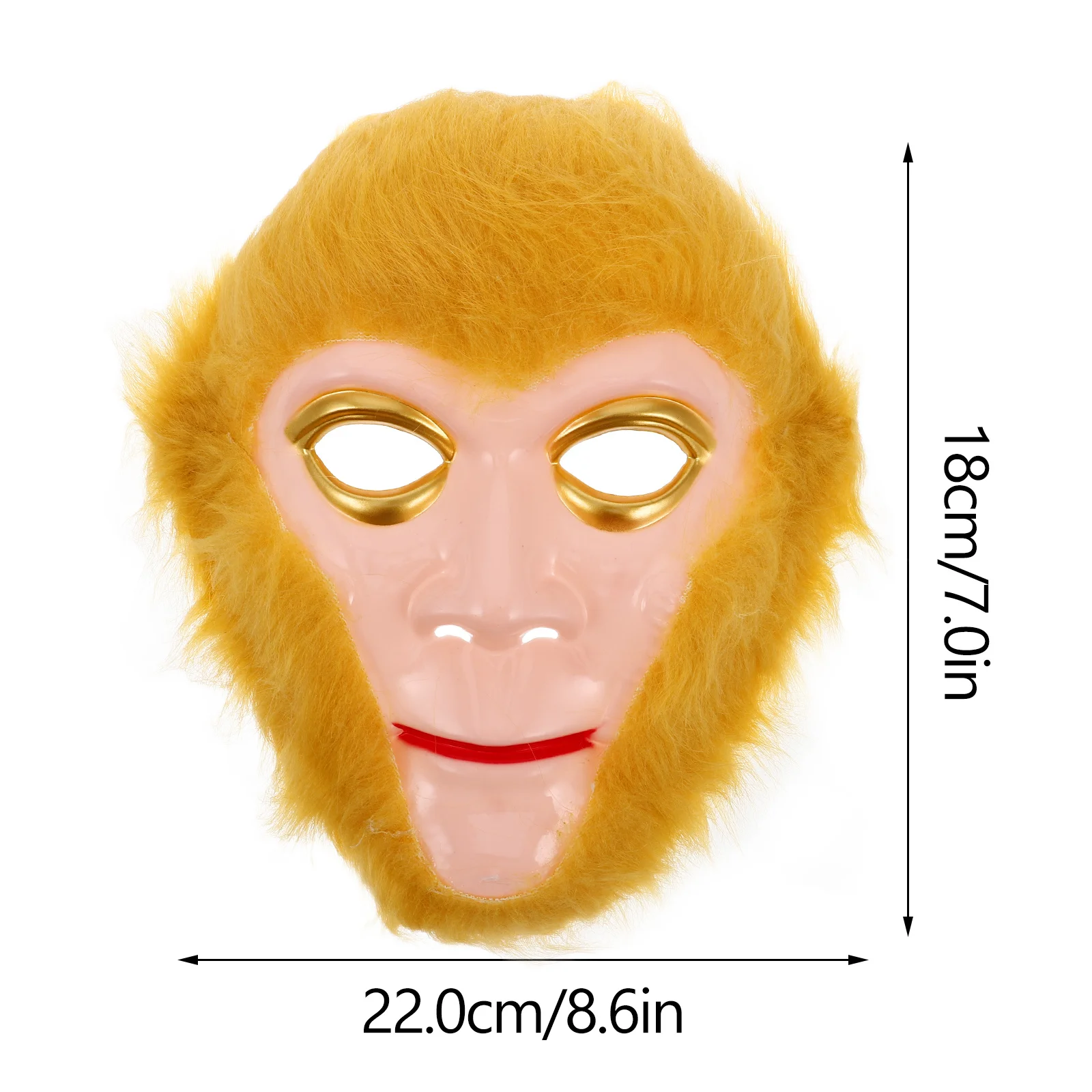 Monkey King Wukong Costume Full Head Animal Mask For Kids Adults Halloween Cosplay Party Dress Up Accessory Cartoon Face