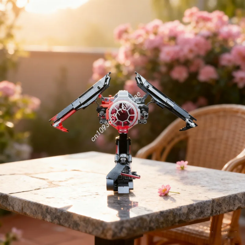 

632 шт. MOC TIE Raven Star Battle Модель Строительные блоки Строительство DIY Рождественские подарки Идея Образовательный кирпич Детская игрушка на день рождения