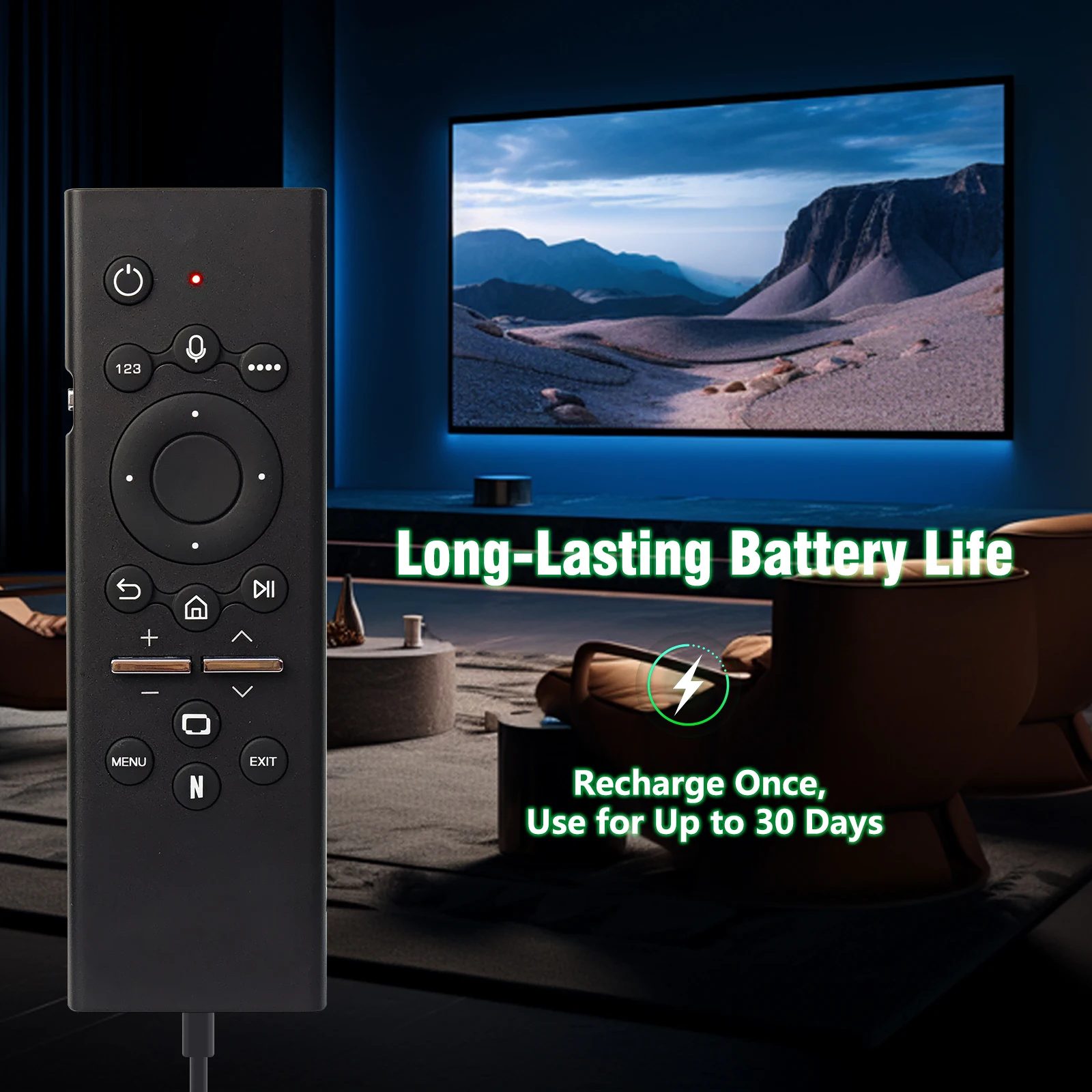 BOXPUT G71S PRO BT5.0 Voice Air Fly Mouse Remote Backlit Mini Keyboard IR Learning Remote For Android TV Box Smart TV Samsung TV