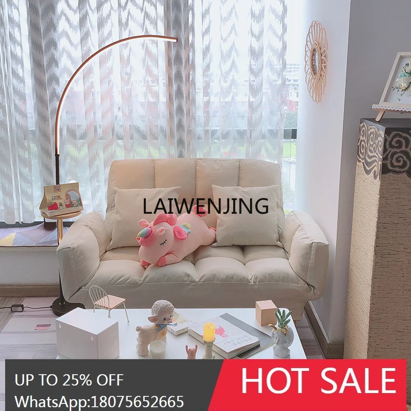 Lazy bedroom small sofa double tatami dormitory simple folding single sofa bed